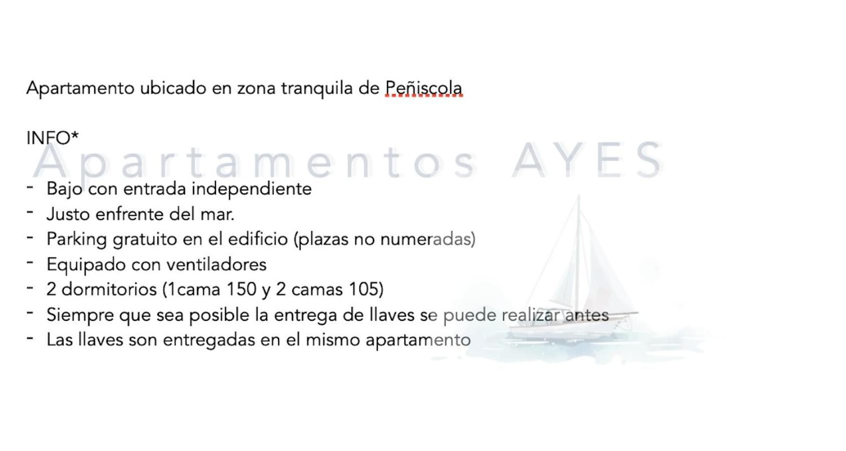 Apartamento Playa Norte Peñíscola Kültér fotó